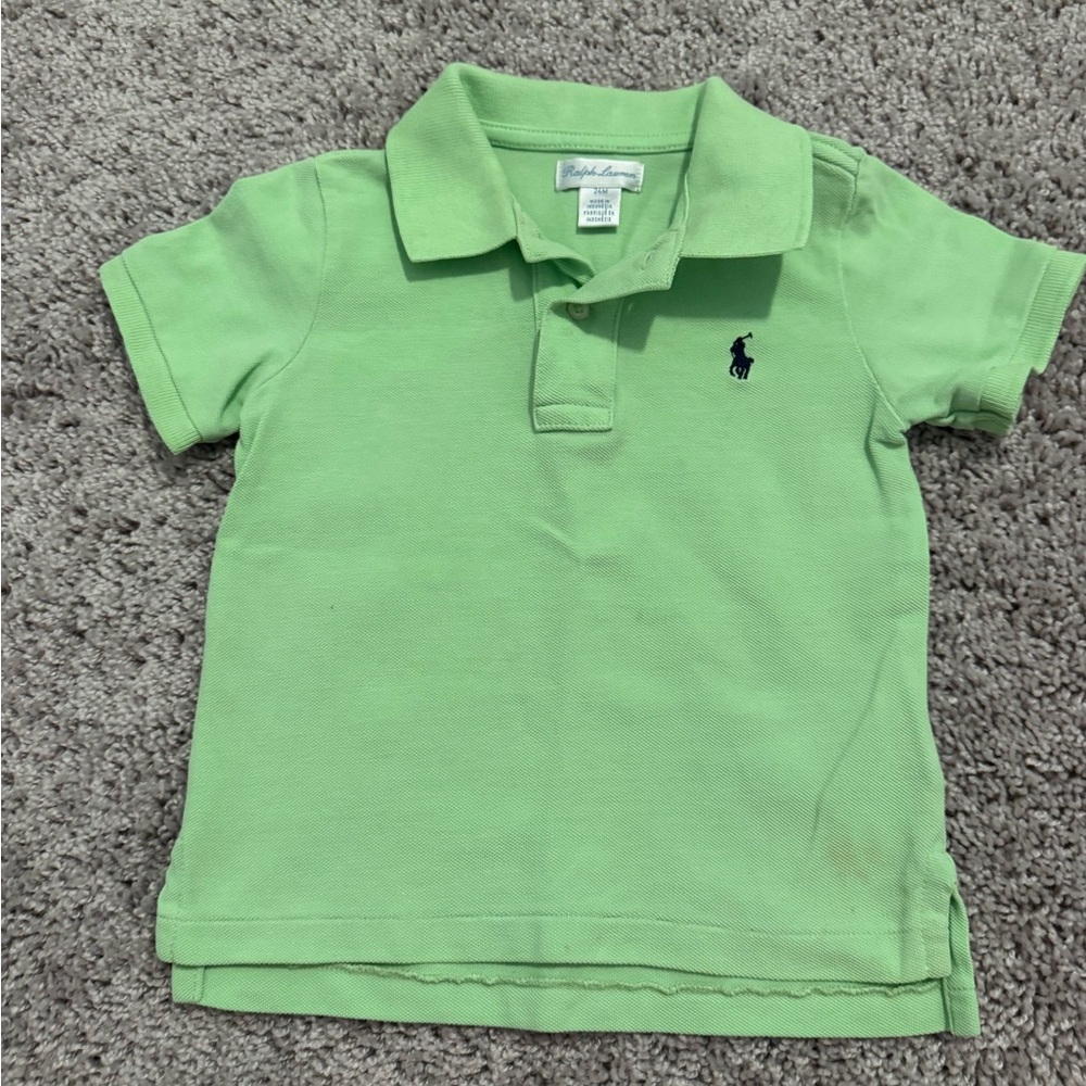 Boys 24M Ralph Lauren Kids Green Polo Shirt